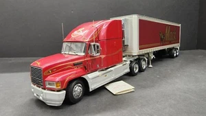 FRANKLIN MINT 1993 MACK ELITE CL 613 TRACTOR TRUCK & SEMI TRAILER RED - Picture 1 of 11