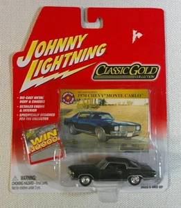 Johnny Lightning Classics Gold Collection 1970 Chevy Monte Carlo DARK GREEN - Picture 1 of 6