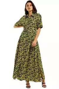 CAMILLA AND MARC Monet Short Sleeve Maxi Dress Size 12 AU RRP 750 WITH DEFECTS - Picture 1 of 10