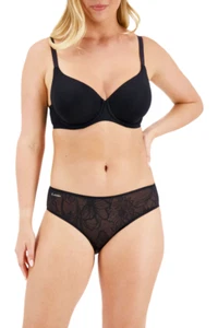5 x Womens Jockey No Panty Line Promise Bikini Underwear Undies Briefs Black - Picture 1 of 4
