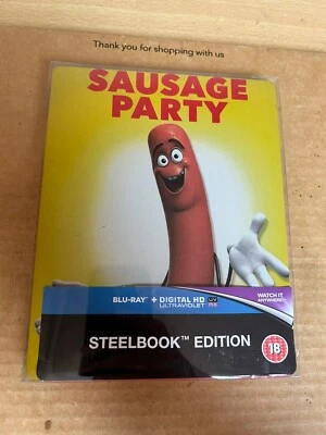 Sausage Party Limited Edition Blu-ray Steelbook *REGION FREE* - Image 1 of 4