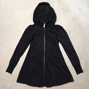 Prairie Underground Capa Larga Cremallera Completa Boho Gótico Sudadera con Capucha - Para Mujer Mediana - Imagen 1 de 7
