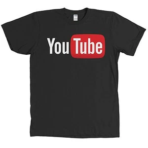 YouTube Logo T-Shirt Internet Video You Tube Tee VIELE FARBEN - NEU MIT ETIKETT - Bild 1 von 20
