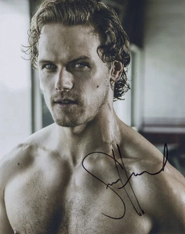 Sam Heughan signed 8x10 photo in-person Cover