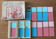 Vintage Fashion Plates by TOMY #2508 1978 27 Plates & Frame Stencil Rub Art Kit