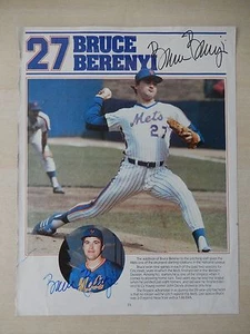 Artículo de revista Bruce Berenyi autografiado 8 1/2" X 11" - Imagen 1 de 2