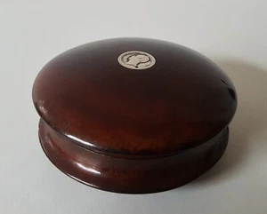 Antique Victorian Wooden Snuff Box Inset with Willem II & Charles II Coin - Picture 1 of 9