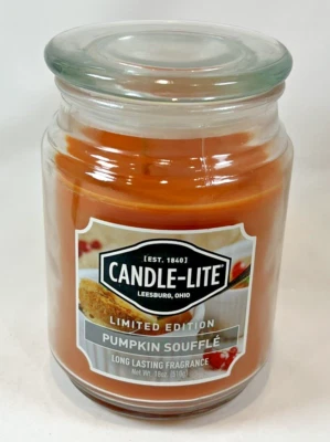 Candle Lite Co Souffle de Calabaza 18 Oz Tarro Vela, Nuevo Foto 1 de 4