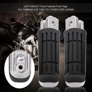 1 Pair Front Motorcycle Footrest Pedals Foot Pegs For YAMAHA XJR400/1200/1300 - Picture 1 of 9