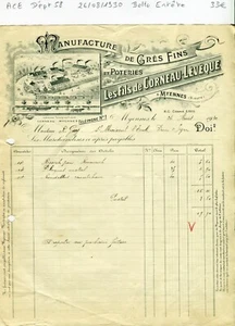 Dépt 58 - Myennes - Belle Entête Manufacture de Grès Fins & Poteries 26/08/1930 - Picture 1 of 1