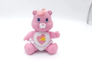 Vintage Care Bear 3" Poseable Plastic Figure 1984 Hong Kong Baby Hugs Bear - Picture 1 of 5