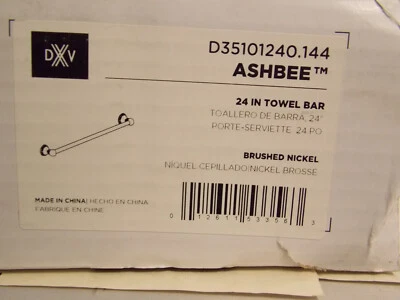 DXV D35101240.144 Ashbee 24" Towel Bar in Brushed Nickel - Image 1 of 3