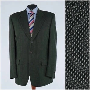 Mens Blazer 44L UK Size ADOLFO DOMINGUEZ Dark Grey Wool Sport Coat Jacket - Picture 1 of 14