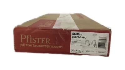 Pfister Stellen Single-Handle Pull-Down Sprayer Kitchen Faucet in Brushed Gold - Image 1 of 2