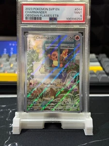 PSA 9 Charmander Promo #044 OBF EN Pokemon Karte Englisch Eng MINT FAST SHIP - Bild 1 von 4