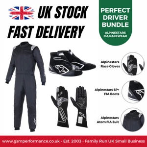 Alpinestars Atom Suit Professional Racing Bundle For Medium Sized Drivers - Picture 1 of 20