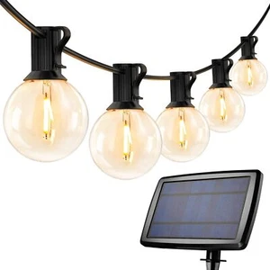 Solar String Lights - 50 ~ 200 Fuß LED Outdoor String Lights - bruchsicher, wasserdicht - Bild 1 von 39