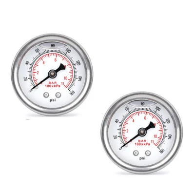 Regulador de Presión de Aceite Combustible Ajustable 0-160 PSI 1/8" NPT Universal 2 Piezas Foto 1 de 4