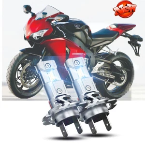 2pcs H7 Super Bright White LED Bulbs For 2007-2008 Honda Goldwing 1800 GL1800 - Picture 1 of 10