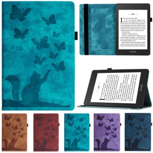 For Amazon Kindle Paperwhite 1 2 3 4 5/6/7/10/11th Gen Flip Leather Case Cover - Picture 1 of 68