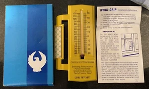 Vintage Kwik-Grip Advertising Outdoor Thermometer Creek Bottom Farm Navarre Ohio - Picture 1 of 7