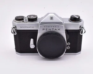 Honeywell Pentax Silver Spotmatic 35mm SLR Film Camera Body M42 READ (#12549) - Picture 1 of 9
