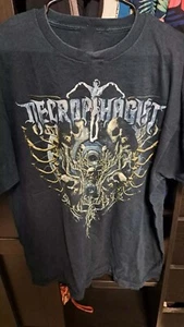 Nekrophagist alle Größen schwarz Baumwolle T-Shirt Geschenk für Fan 1 Seite - Bild 1 von 3