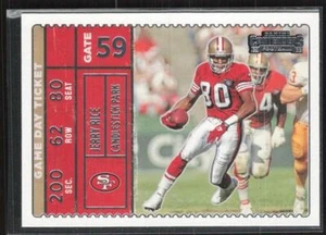 2022 Panini Contenders #GDT-JRI Jerry Rice Game Day Ticket Emerald - Picture 1 of 2