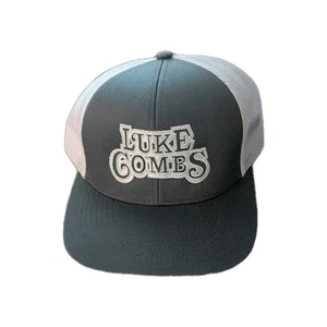 Sombrero ajustable Luke Combs Trucker - Nuevo sin etiquetas - Modelo profesional 104C Pacific - Imagen 1 de 4