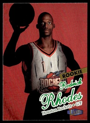 1997-98 Ultra Rodrick Rhodes Rookie Houston Rockets #142 - Image 1 of 2