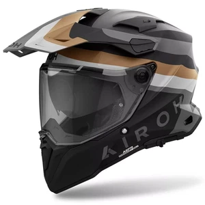Airoh Casco Integrale On/Off Commander 2 Doom Gold Matt Oro Opaco Nero - Imagen 1 de 5