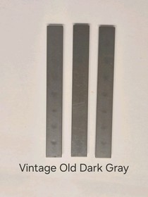 LEGO 1x8 Old Dark Grey Tile X 3 #4162 Star Wars 10030 7191 NOT Dark Bluish Gray