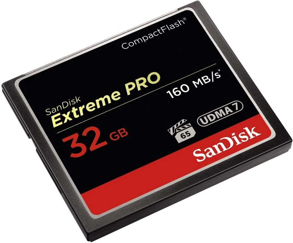 Speicherkarte Sandisk Extrem Pro Compactflash Cf 160 MB/S 32 Gehen - Image 1 of 1