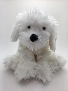 Vintage Ganz "Scooter" the White Fluffy Dog Plush, Ganz Plush (11 inch) - Picture 1 of 5