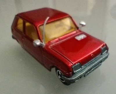 MAJORETTE N°257 RENAULT 5 R5 ROSSA - Made in France - Scala 1:55 - Immagine 1 di 4