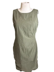 Banana Republic Acetate/ Cotton Lining Green Skirt Size 8 - Picture 1 of 13