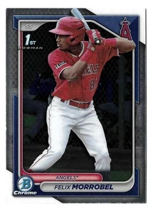 2024 Felix Morrobel Bowman Chrome Prospects novato - Los Angeles Angels - Imagen 1 de 2