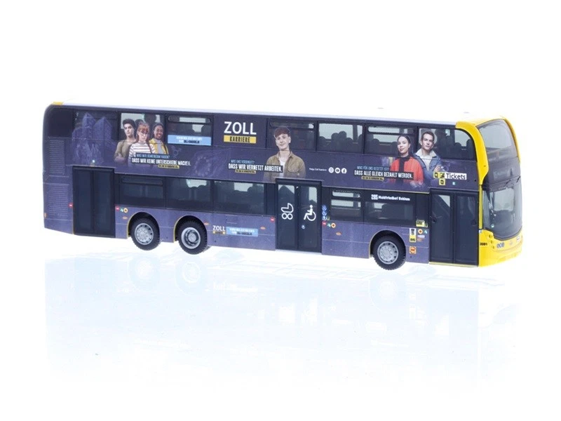 Rietze 78018 - 1/87 Alexander Dennis Enviro500 BVG-Zoll Carriera - Nuovo - Immagine 1 di 1