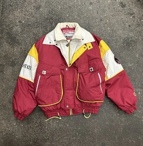 Chaqueta roja Nutmeg Mills Campri Florida State Seminoles para hombre mediana vintage años 90 - Imagen 1 de 14