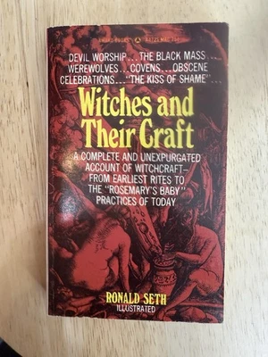 Witches and Their Craft by Ronald Seth (Paperback, 1969) RARE HTF Vintage Occult Foto 1 de 4