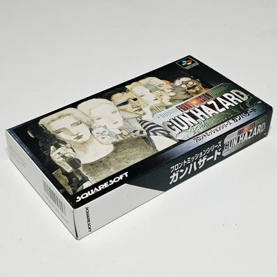 SQUARESOFT Nintendo Super Famicom FRONT MISSION GUN HAZARD jap NTSC CIB Run Gun - Bild 1 von 4