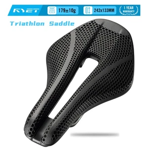 Sillín TT 179 2025 impreso en 3D riel de fibra de carbono para bicicleta de triatlón contrarreloj - Imagen 1 de 23
