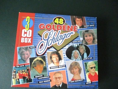 Various - 48 Goldene Schlager (3-CD-Box) - Deutsche Oldies/Schlager  50' - 80'er - Bild 1 von 4