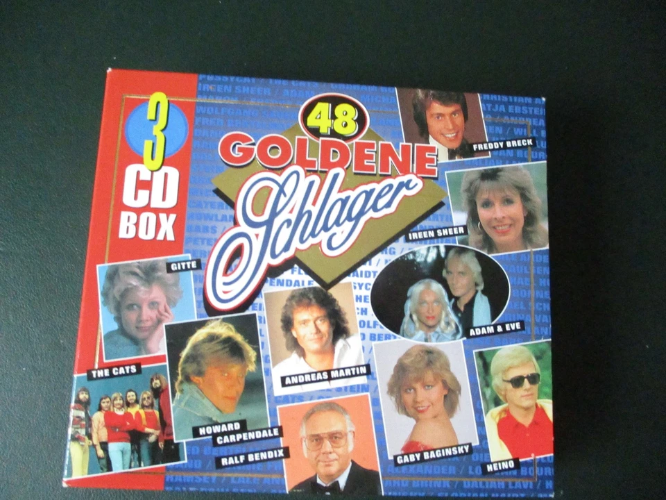 Various - 48 Goldene Schlager (3-CD-Box) - Deutsche Oldies/Schlager  50' - 80'er - Bild 1 von 4