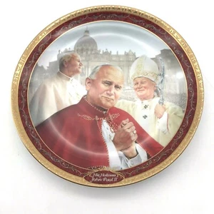 Bradford Exchange Plate 2005 HIS HOLINESS POPE JOHN PAUL II #1 VICAR of CHRIST - Picture 1 of 10
