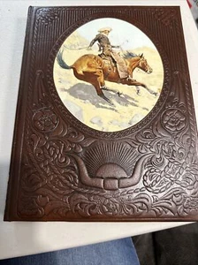 The Old West TIME-LIFE Series - Leather Book "THE COWBOYS" 1973 -Revised 1980 - Picture 1 of 8