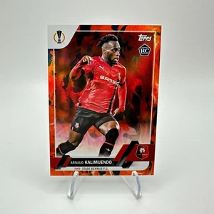 2022-2023 Topps UEFA Club Competitions Inferno Foil #195 Arnaud Kalimuendo RC - Picture 1 of 2