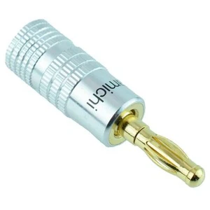 5 x Black 4mm Gold Banana Test Plug Connector - Picture 1 of 1