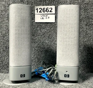 HP Desktop Computer Speakers 5187-8366 Rock 2.0 Powered High-Quality Audio - Picture 1 of 13