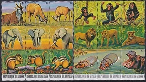 Guinea Francesa 2013 Yvert #604/21 + A116/33 Fauna Vida Silvestre Estampillada sin montar o nunca montada en muy buen estado - Imagen 1 de 2
